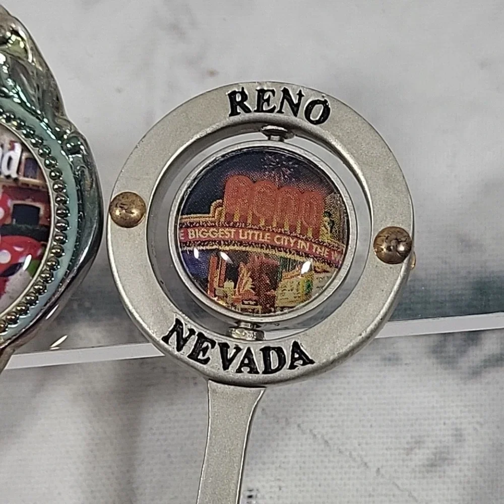 Vintage Souvenir Spoons Decorative Lot Of 3 Minnesota‎ Disneyland Reno Nevada
